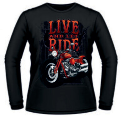 Camiseta Live And Let Ride