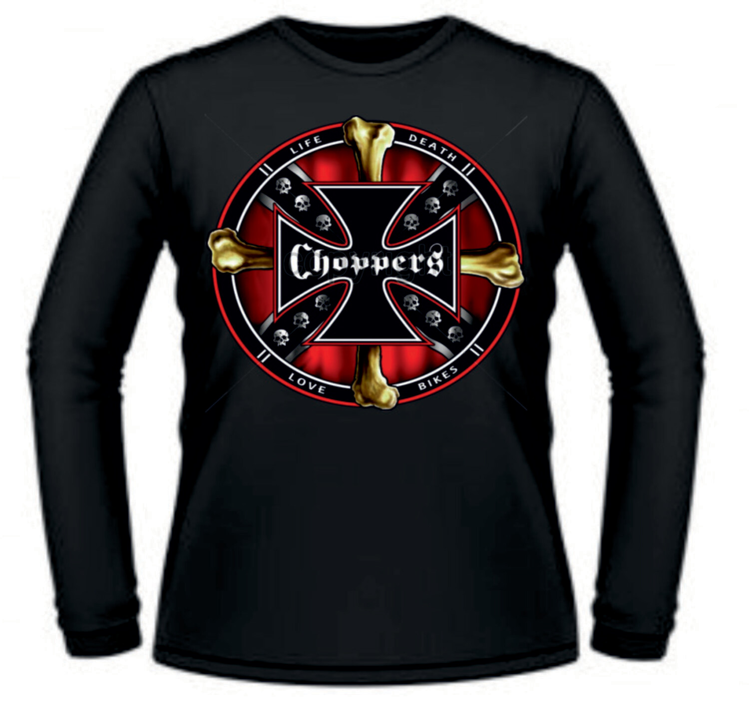 Camiseta Choppers Huesos
