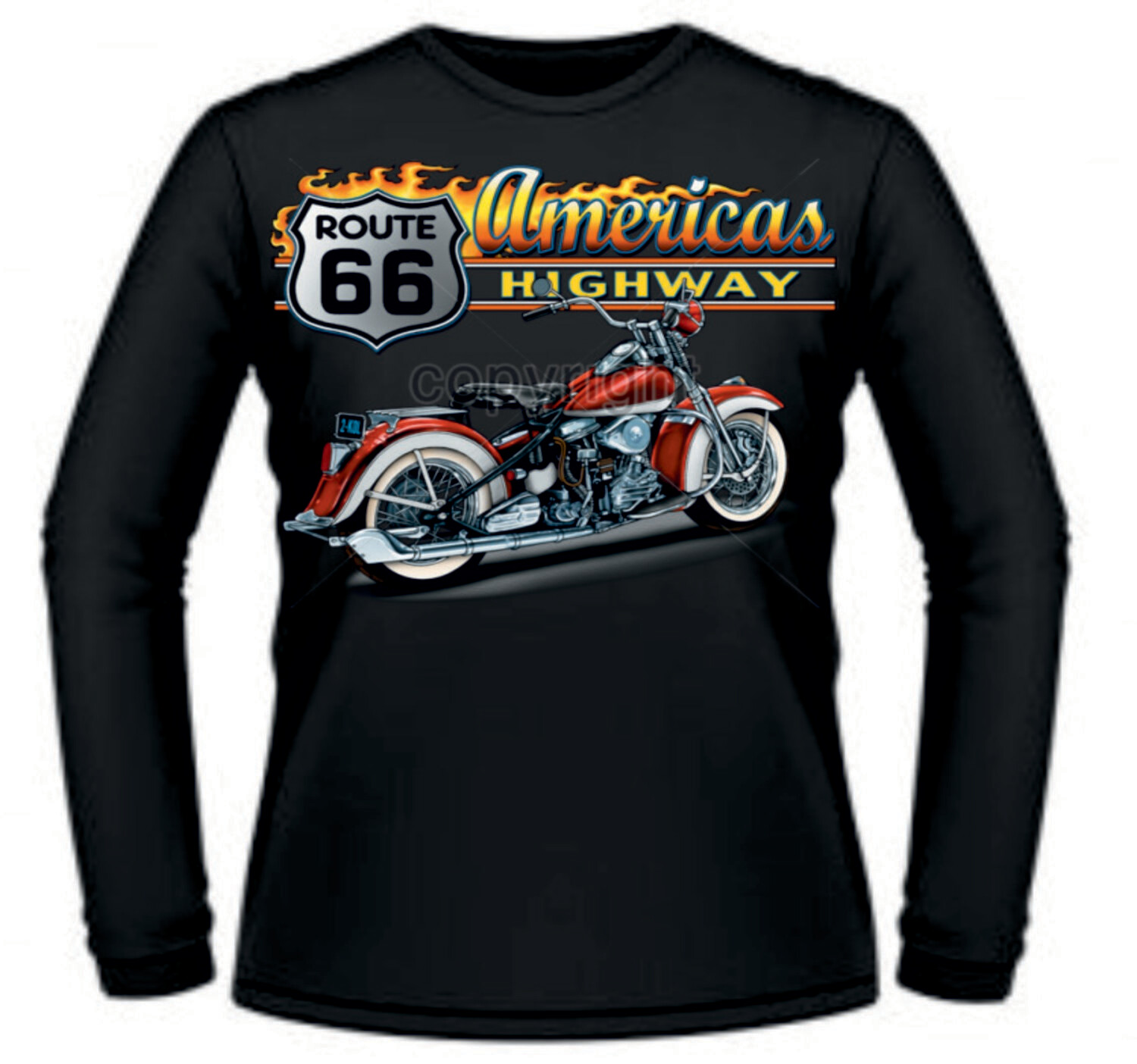 Camiseta Americas Highway Route 66