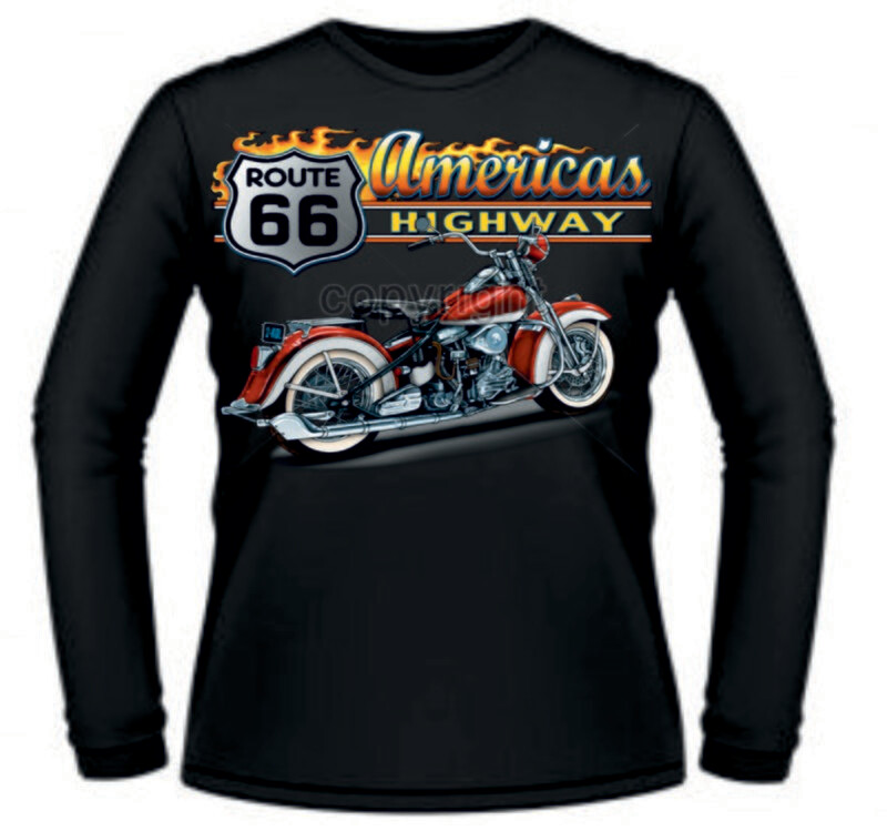 Camiseta Americas Highway Route 66
