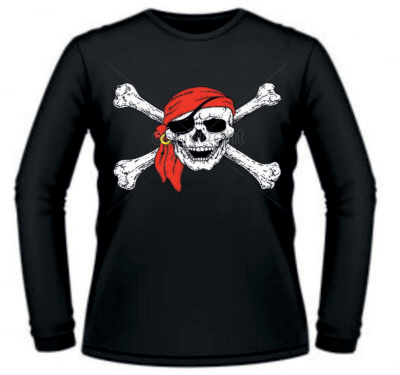 Camiseta Calavera Pirata