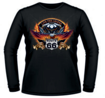 Camiseta Aguila Route 66 Live The Legend
