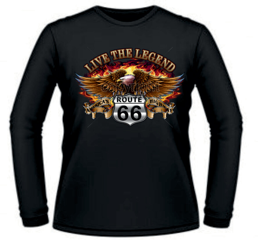 Camiseta Route 66 Aguila Live the Legend