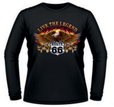 Camiseta Route 66 Aguila Live the Legend