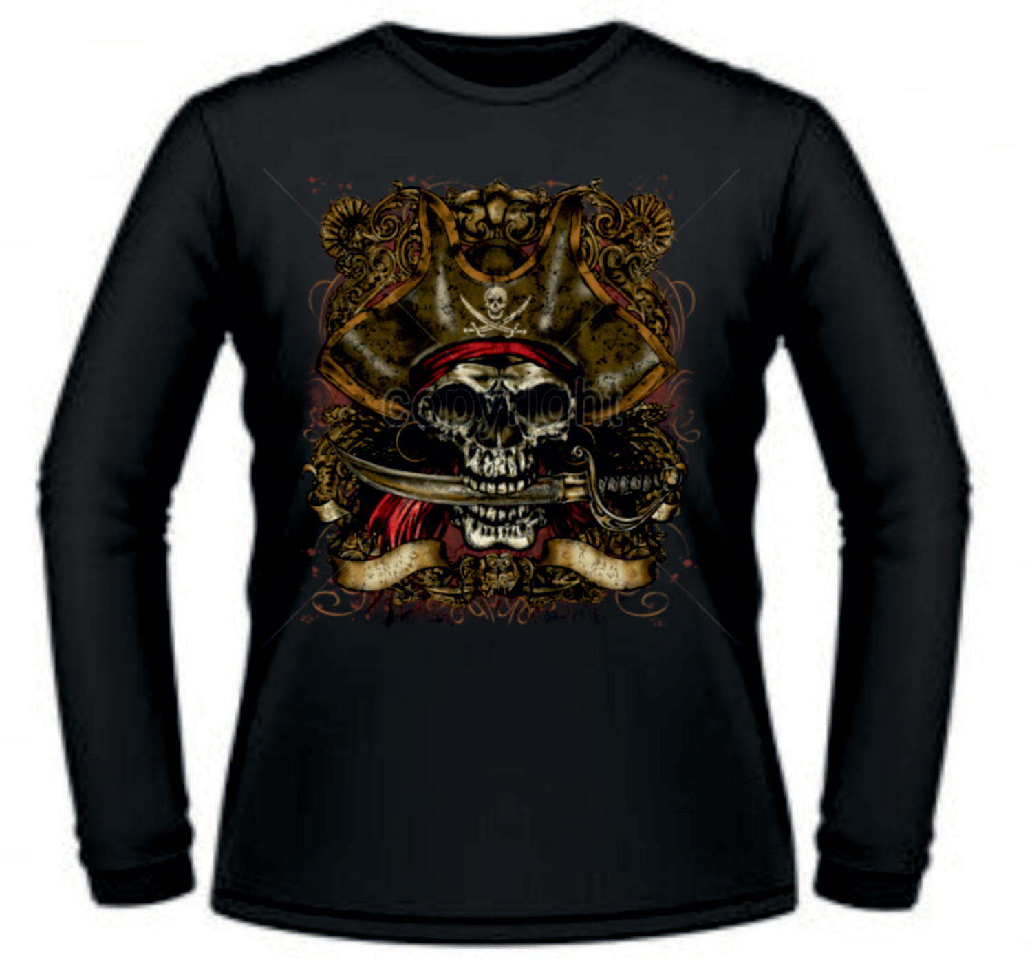 Camiseta Calavera Pirata