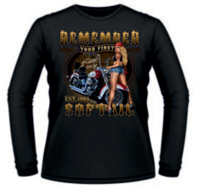 Camiseta Remember Your First Softail