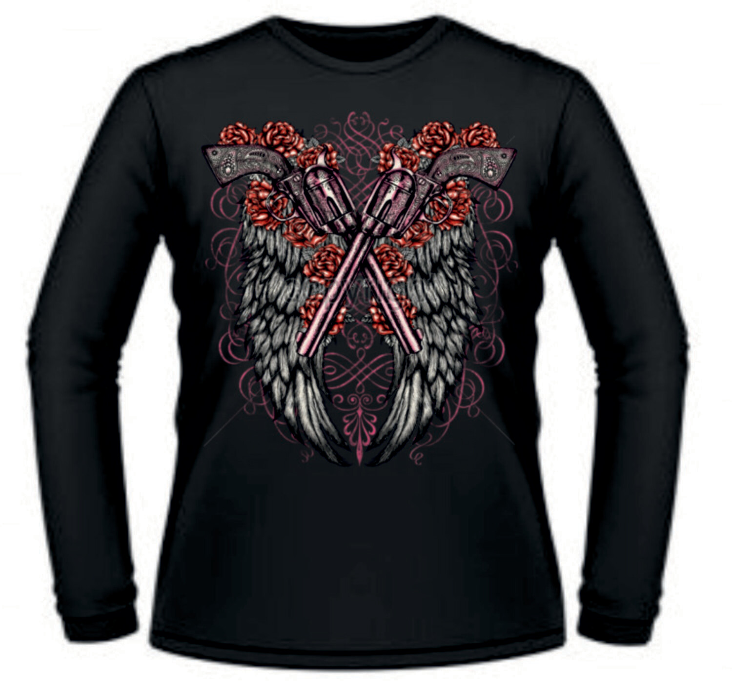 Camiseta Alas y Rosas