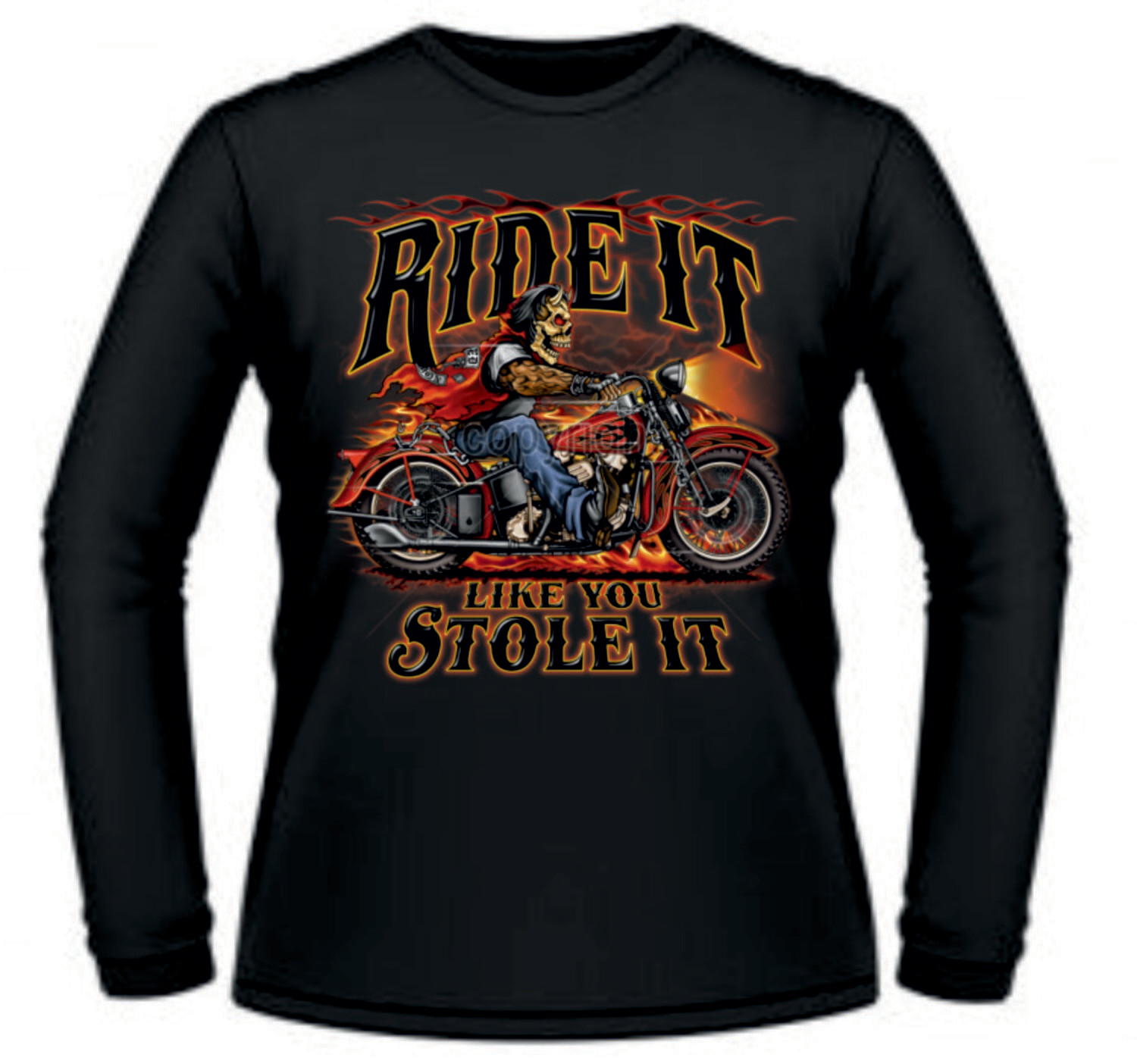 Camiseta Ride It Like You Stole It