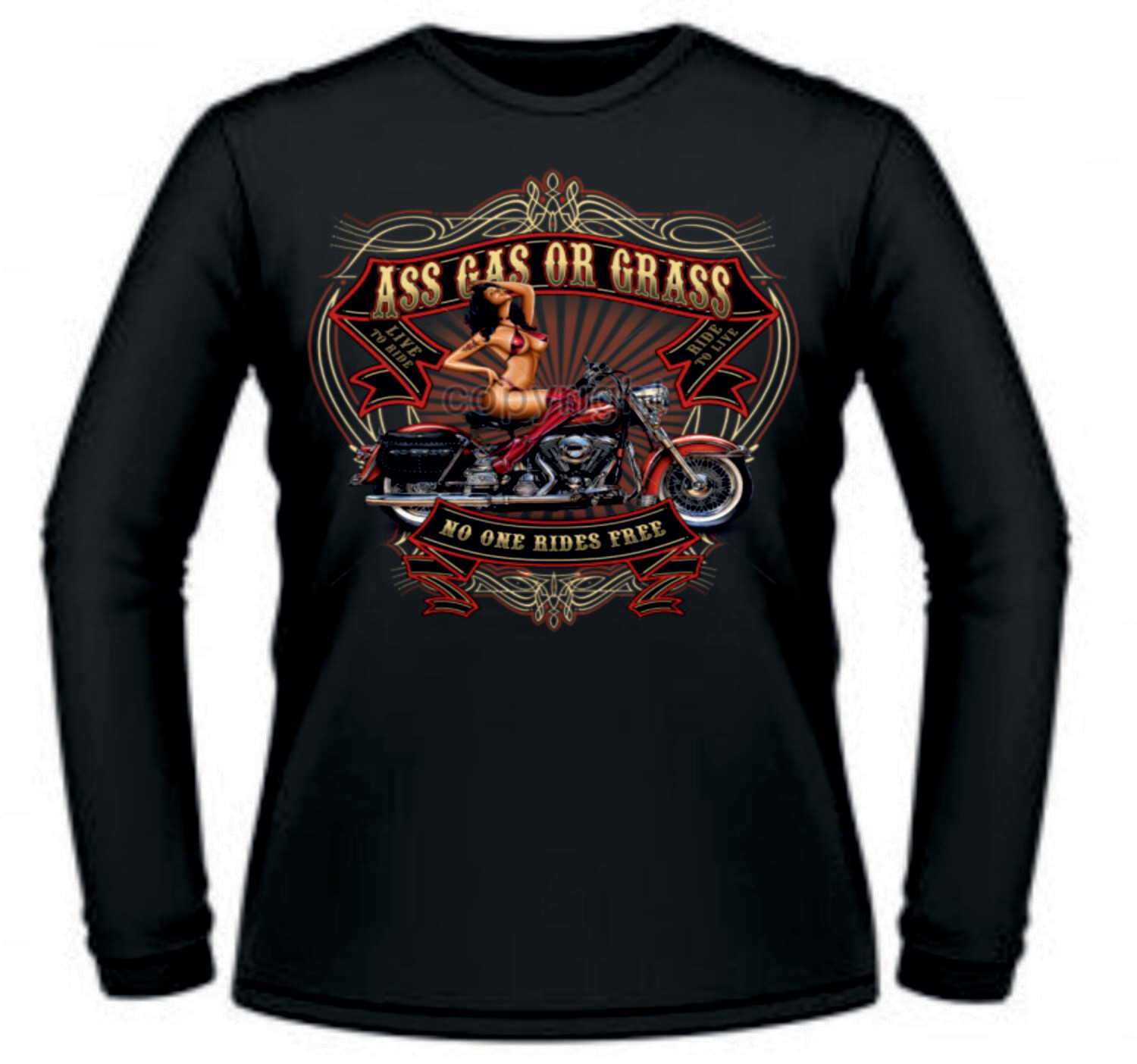Camiseta Ass, Gas Or Grass