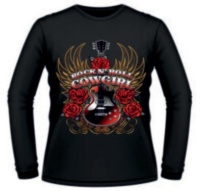 Camiseta Rock N Roll Cowgirl