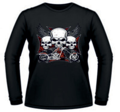 Camiseta Calaveras Cruz