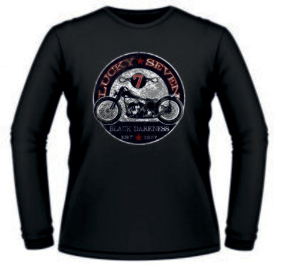 Camiseta Lucky Seven Black Darkness