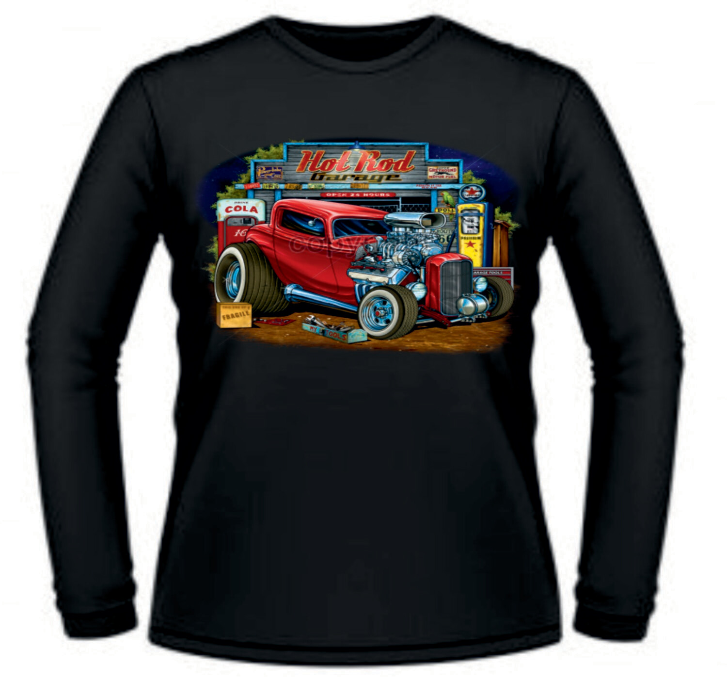 Camiseta Hot Rod Garage