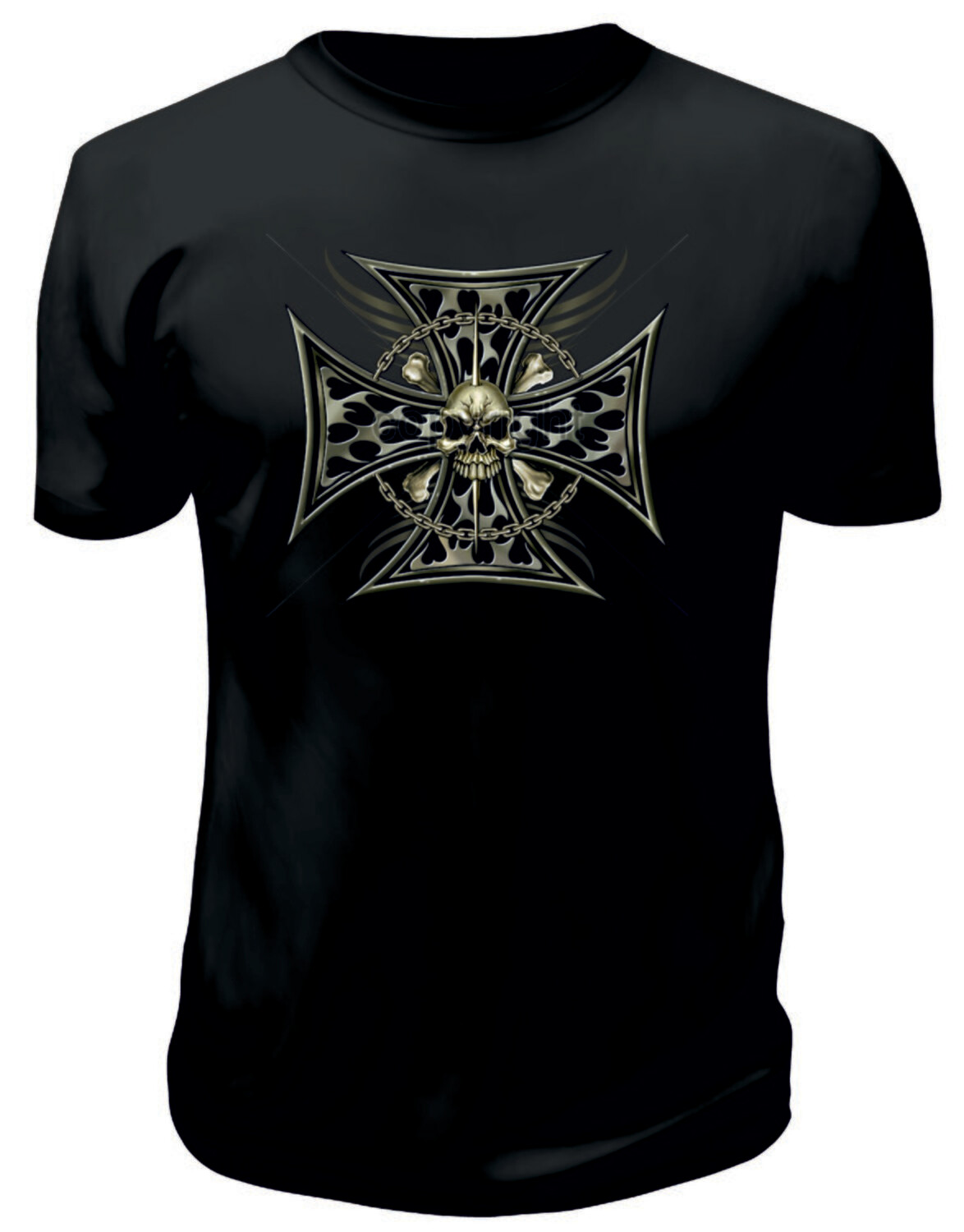 Camiseta Calavera Cruz