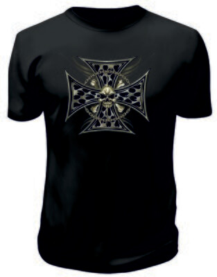 Camiseta Calavera Cruz