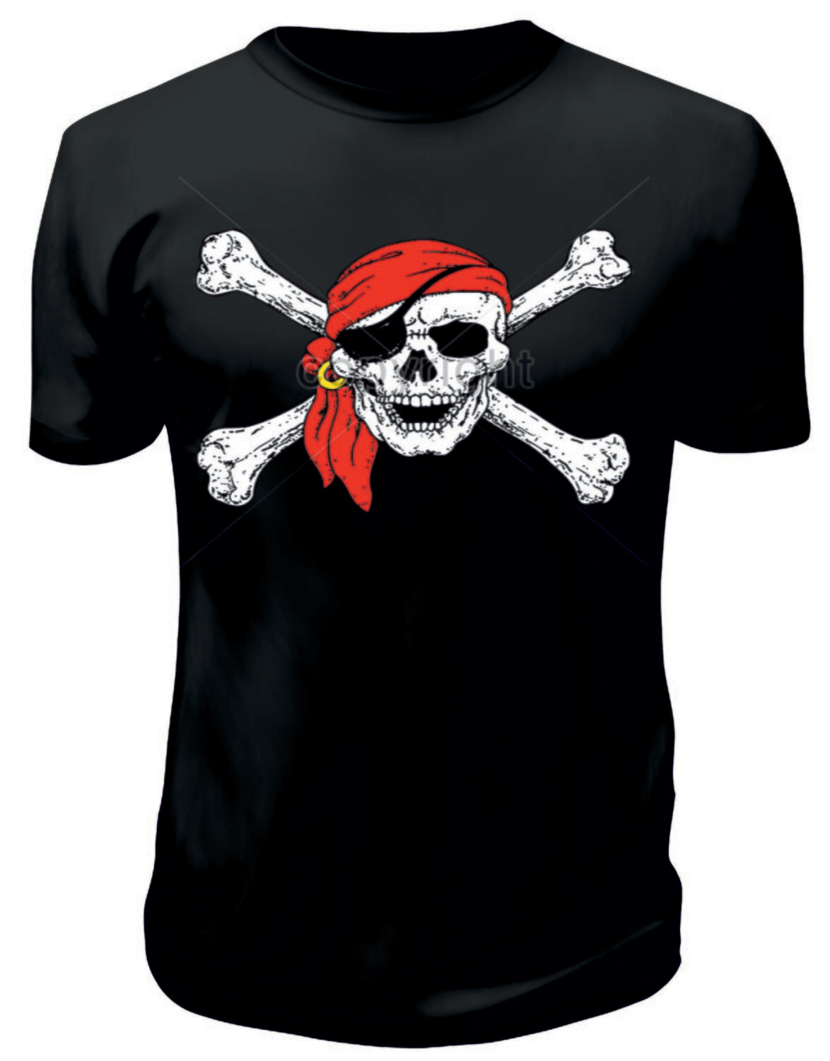 Camiseta Calavera Pirata