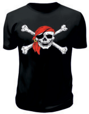 Camiseta Calavera Pirata