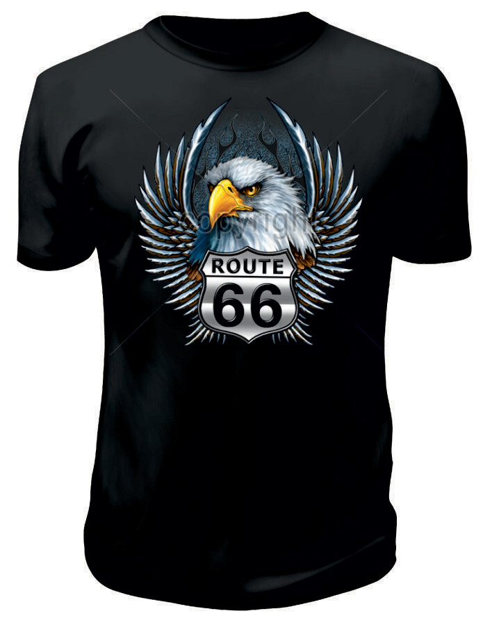 Camiseta  Route 66 Aguila