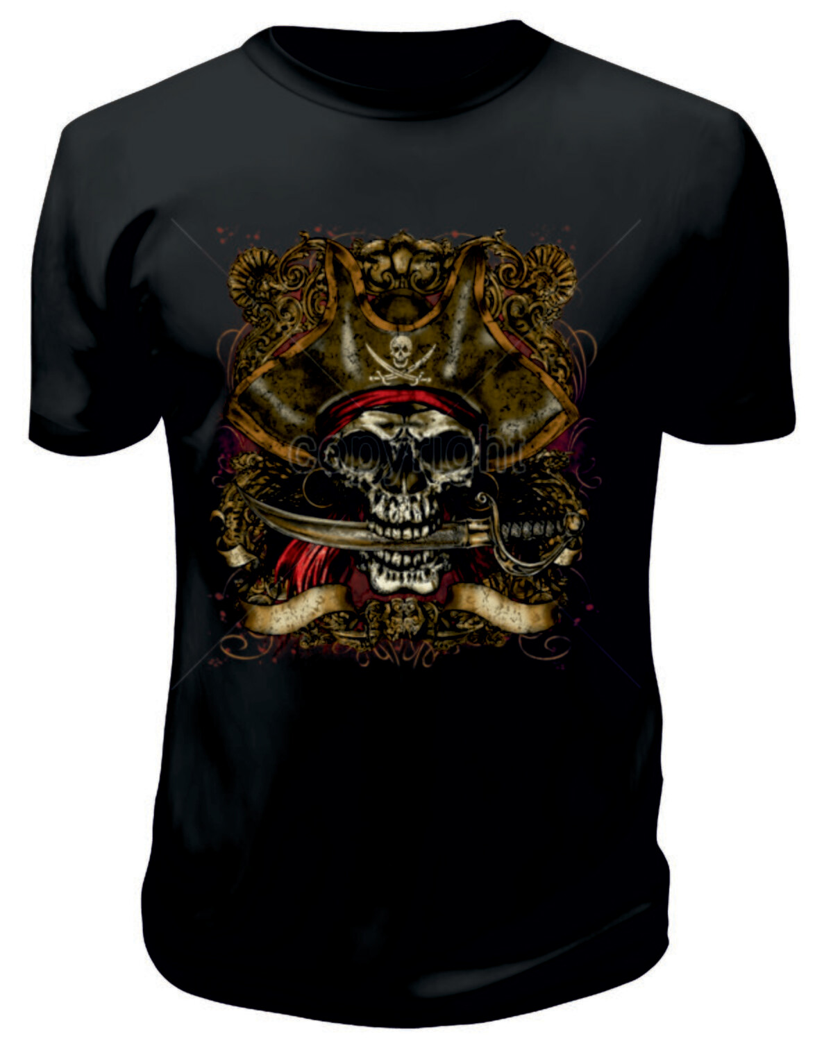 Camiseta Calavera Pirata