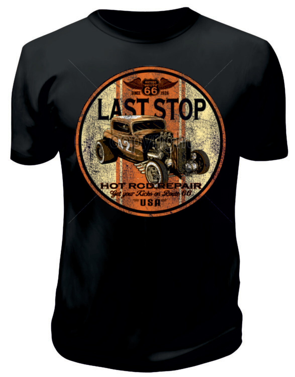 Camiseta Last Stop Hot Rod