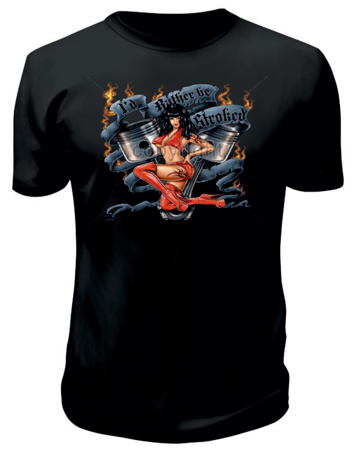 Camiseta I´d Rather Be Stroked