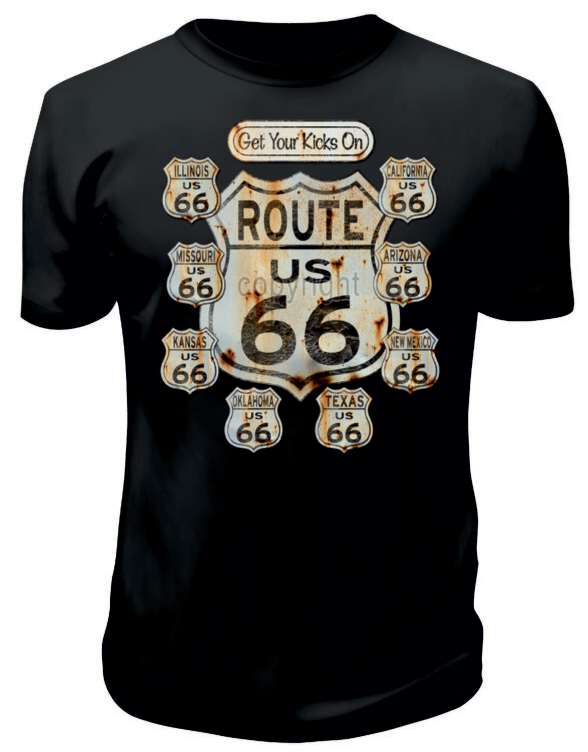 Camiseta Route 66