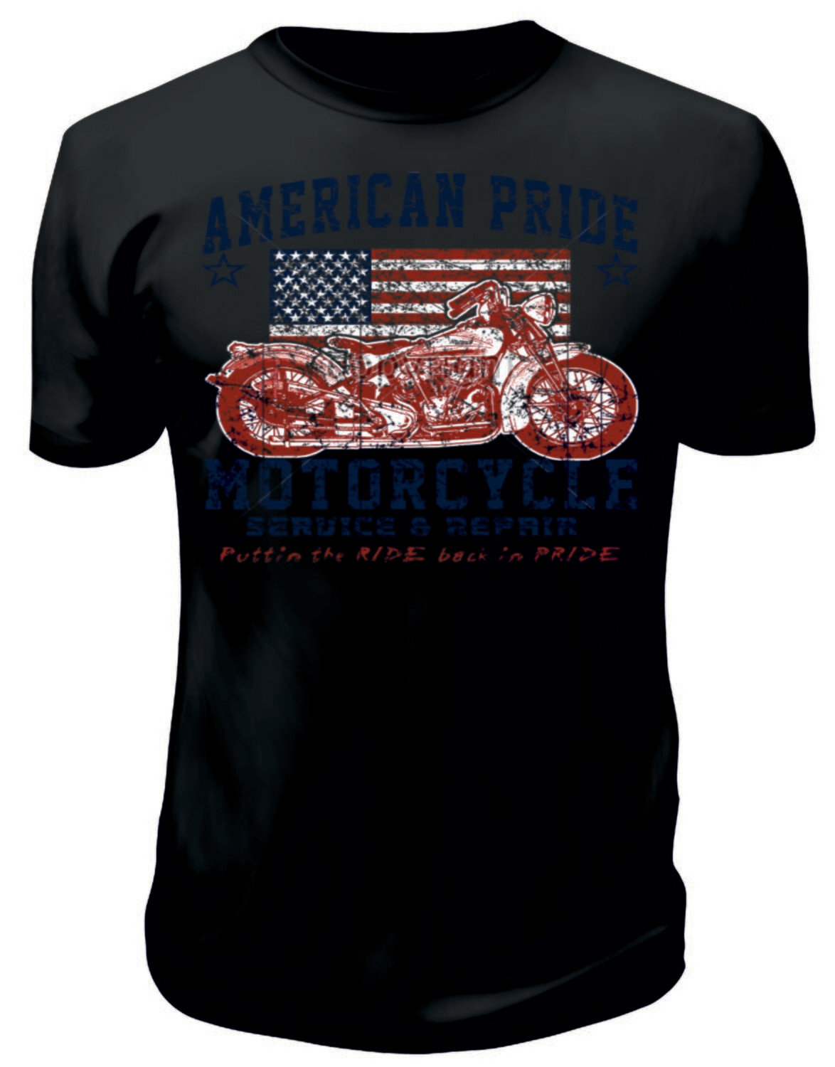 Camiseta American Pride Motorcycle
