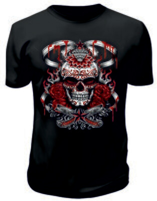 Camiseta Calavera Diamante