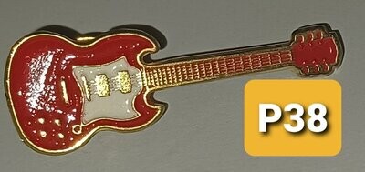 Pin Guitarra Roja