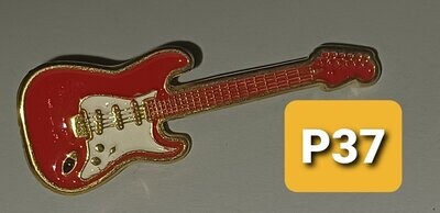Pin Guitarra Roja