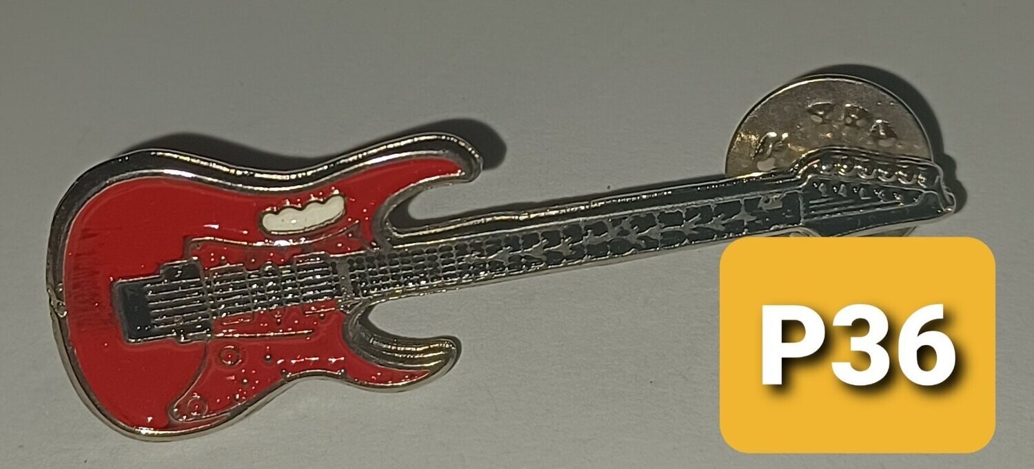Pin Guitarra Roja