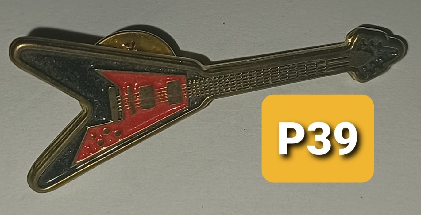 Pin Guitarra Negra