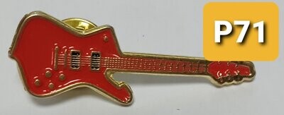 Pin Guitarra Rojo