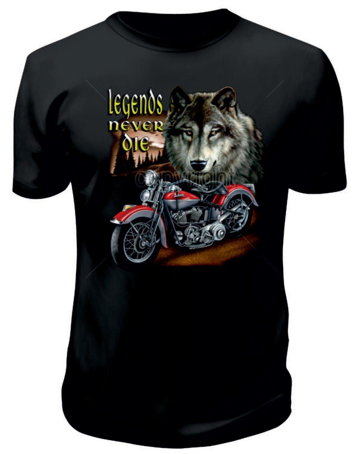 Camiseta Legends Never Die