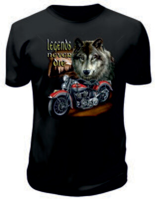 Camiseta Legends Never Die