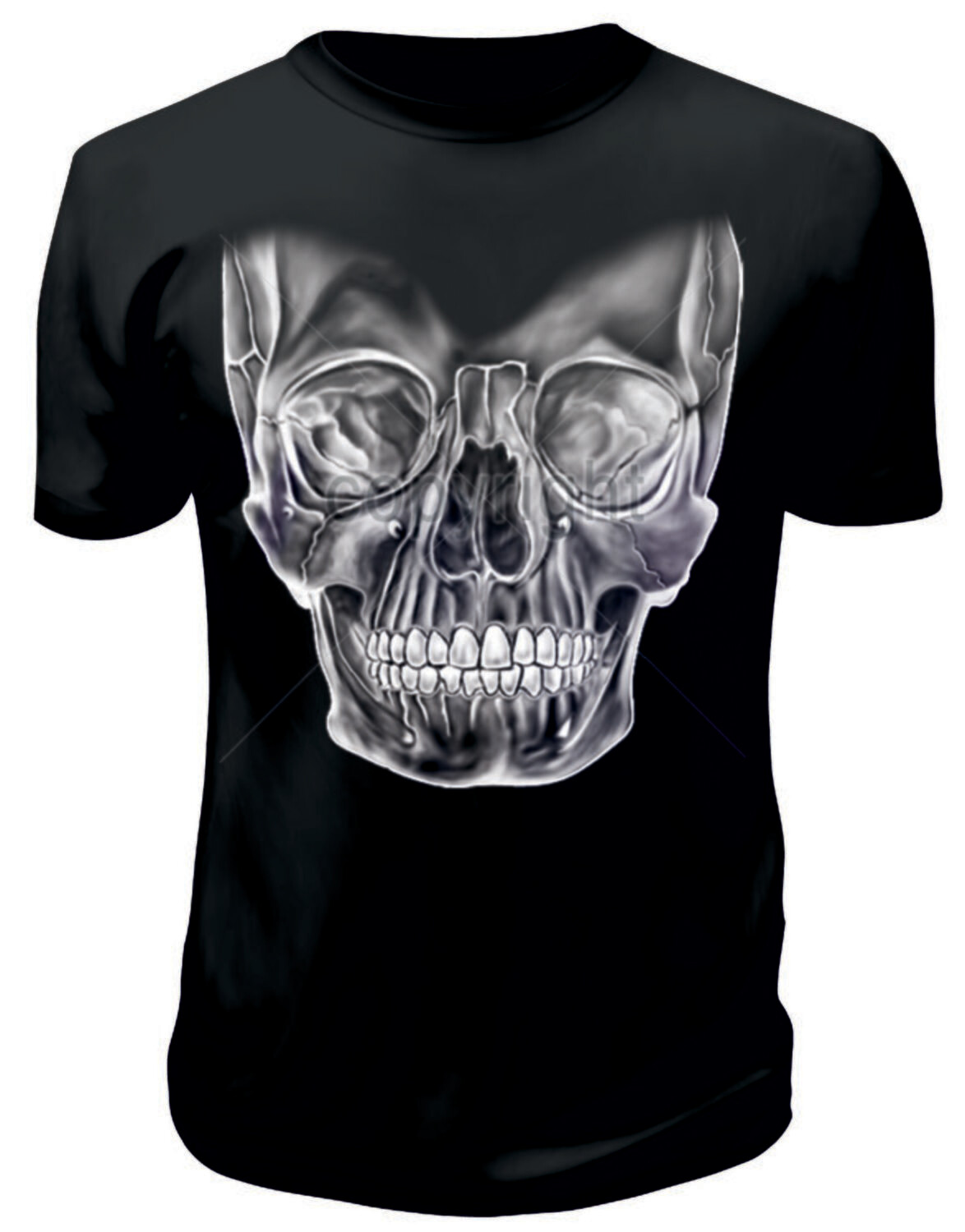 Camiseta Calavera Blanca