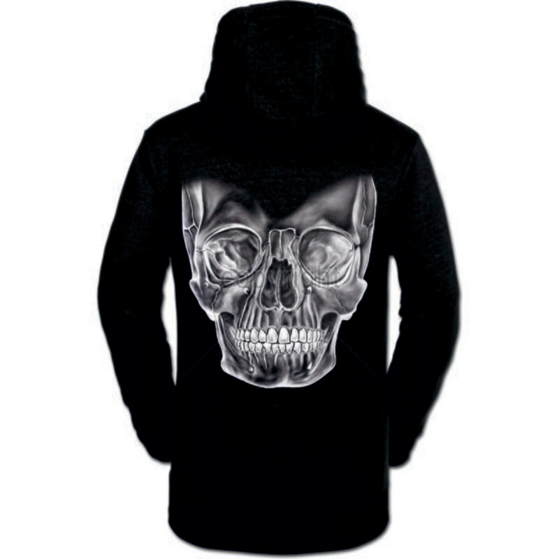 SUDADERA CALAVERA BLANCA