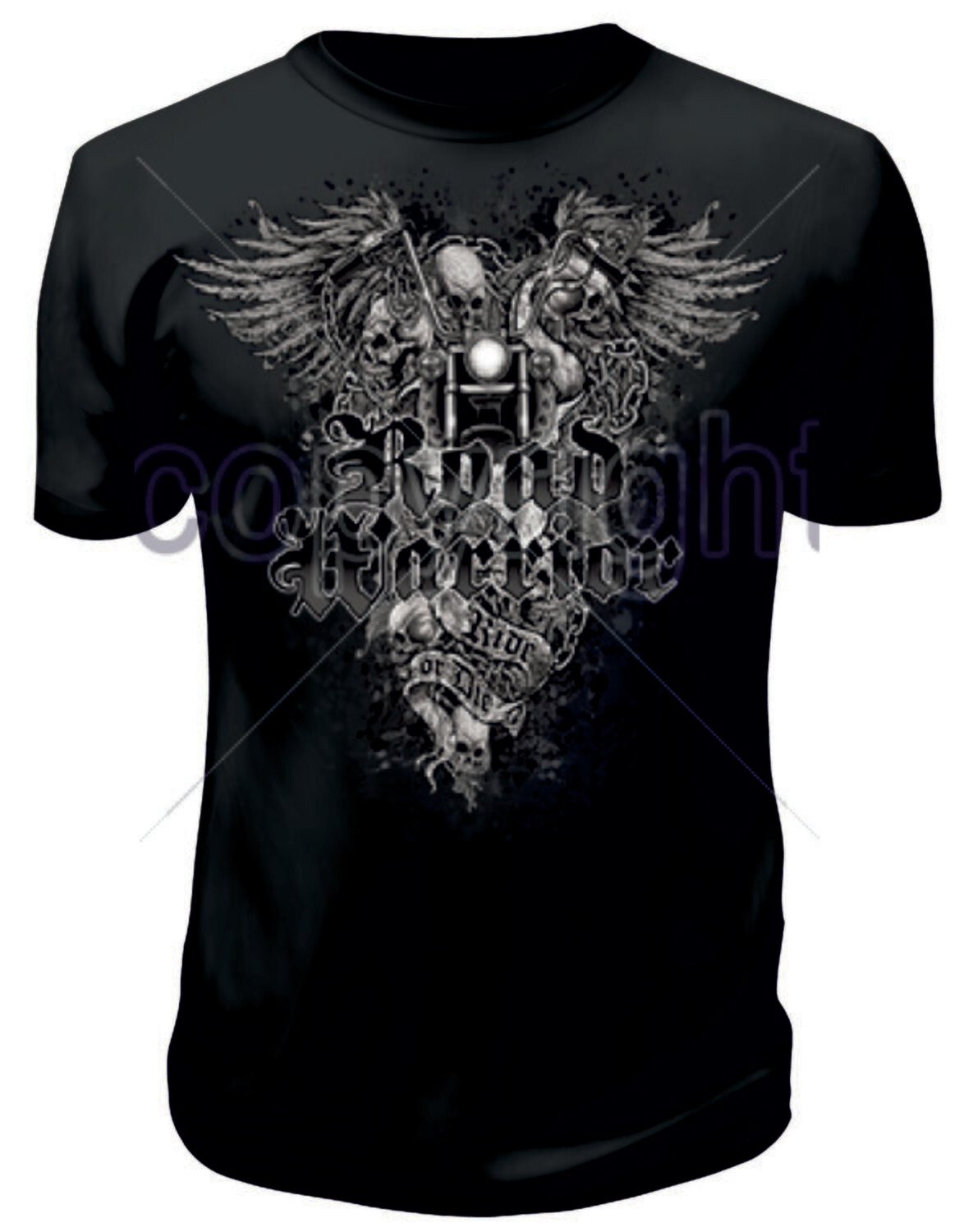 Camiseta Motero Alas