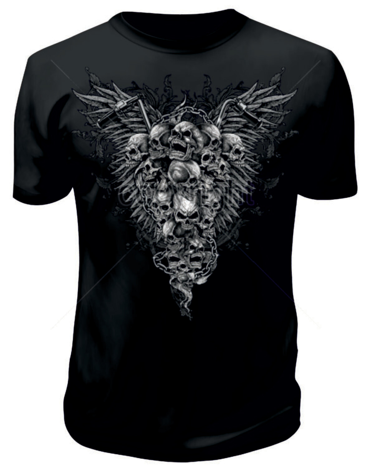 Camiseta Calaveras Alas