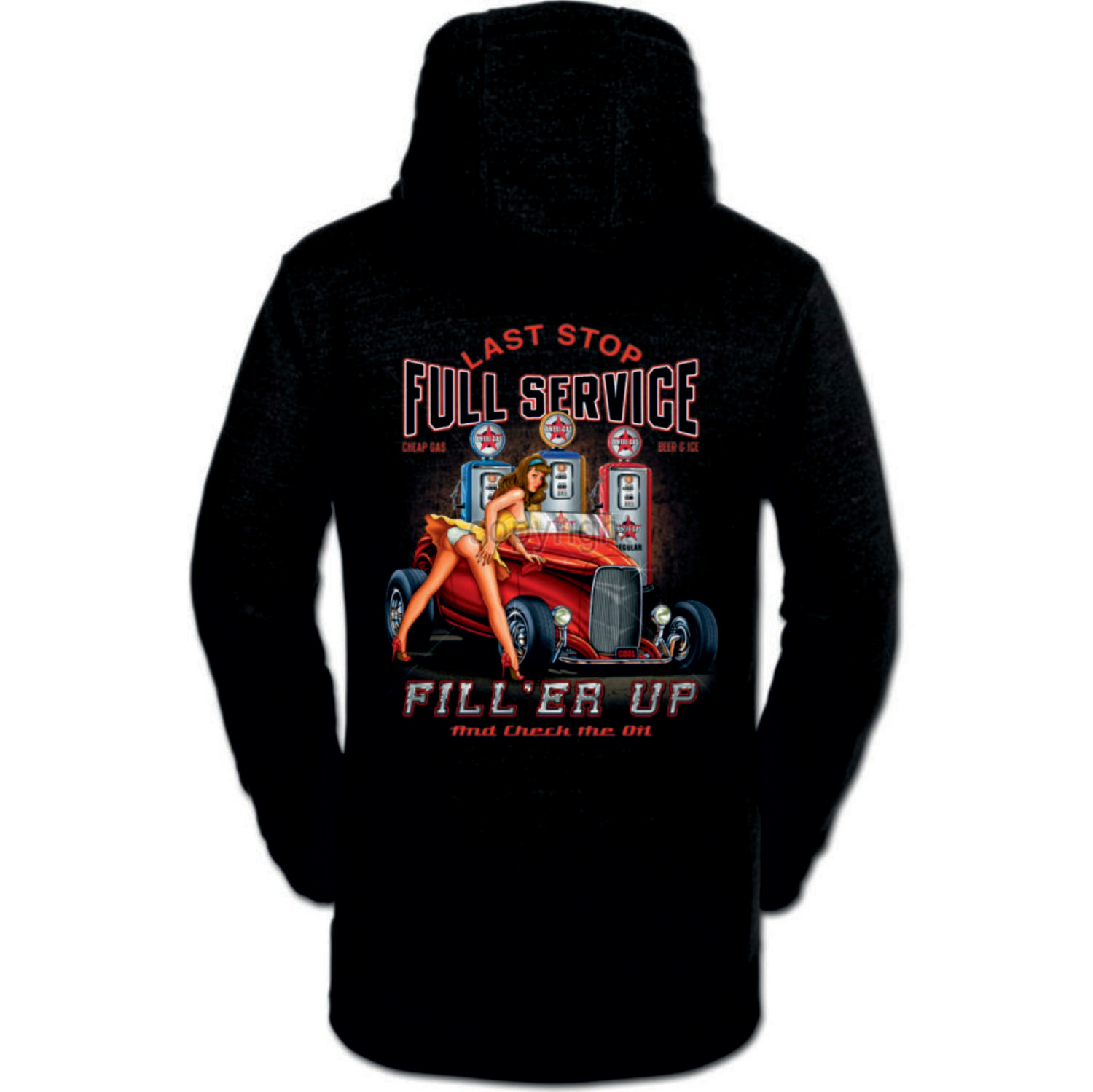 SUDADERA LAST STOP FULL SERVICE