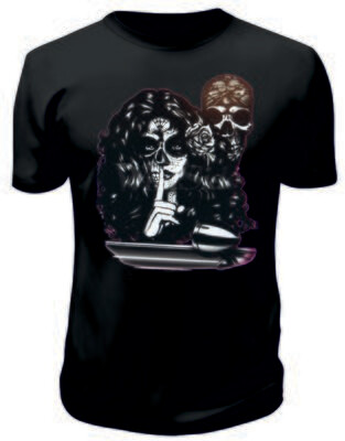 Camiseta Catrina Shhhh