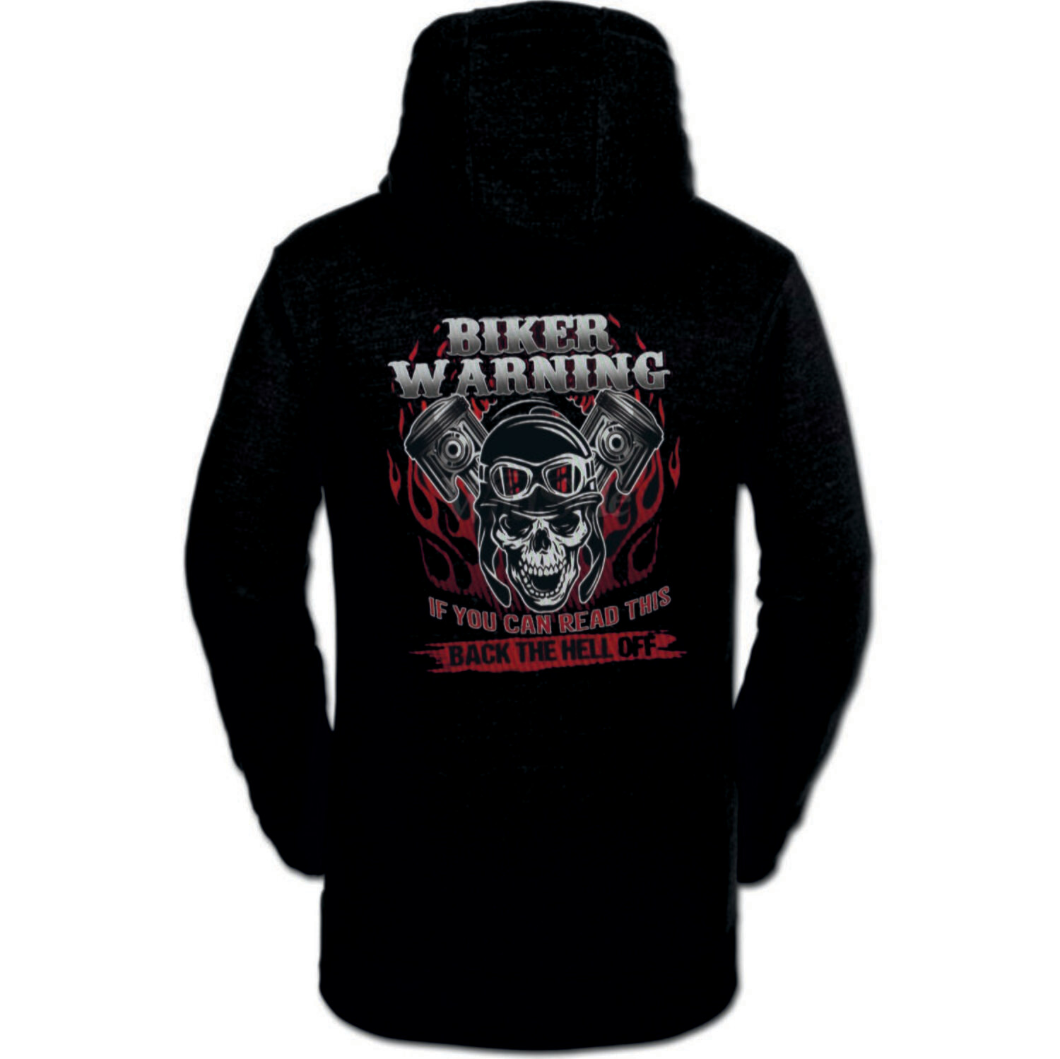 SUDADERA BIKER WARNING