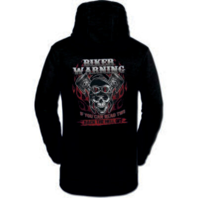 SUDADERA BIKER WARNING