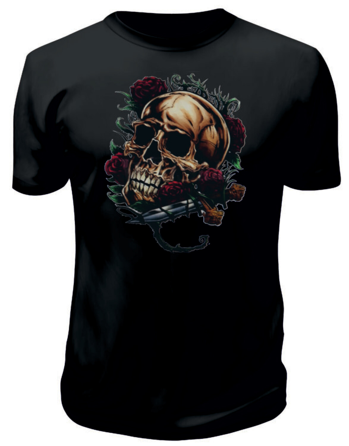 Camiseta Calavera Cuchillo