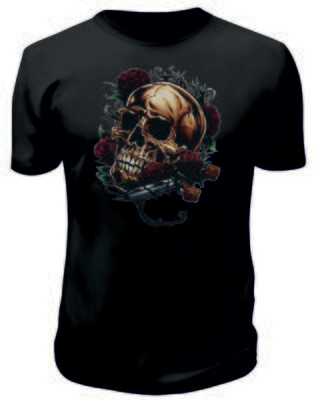 Camiseta Calavera Cuchillo