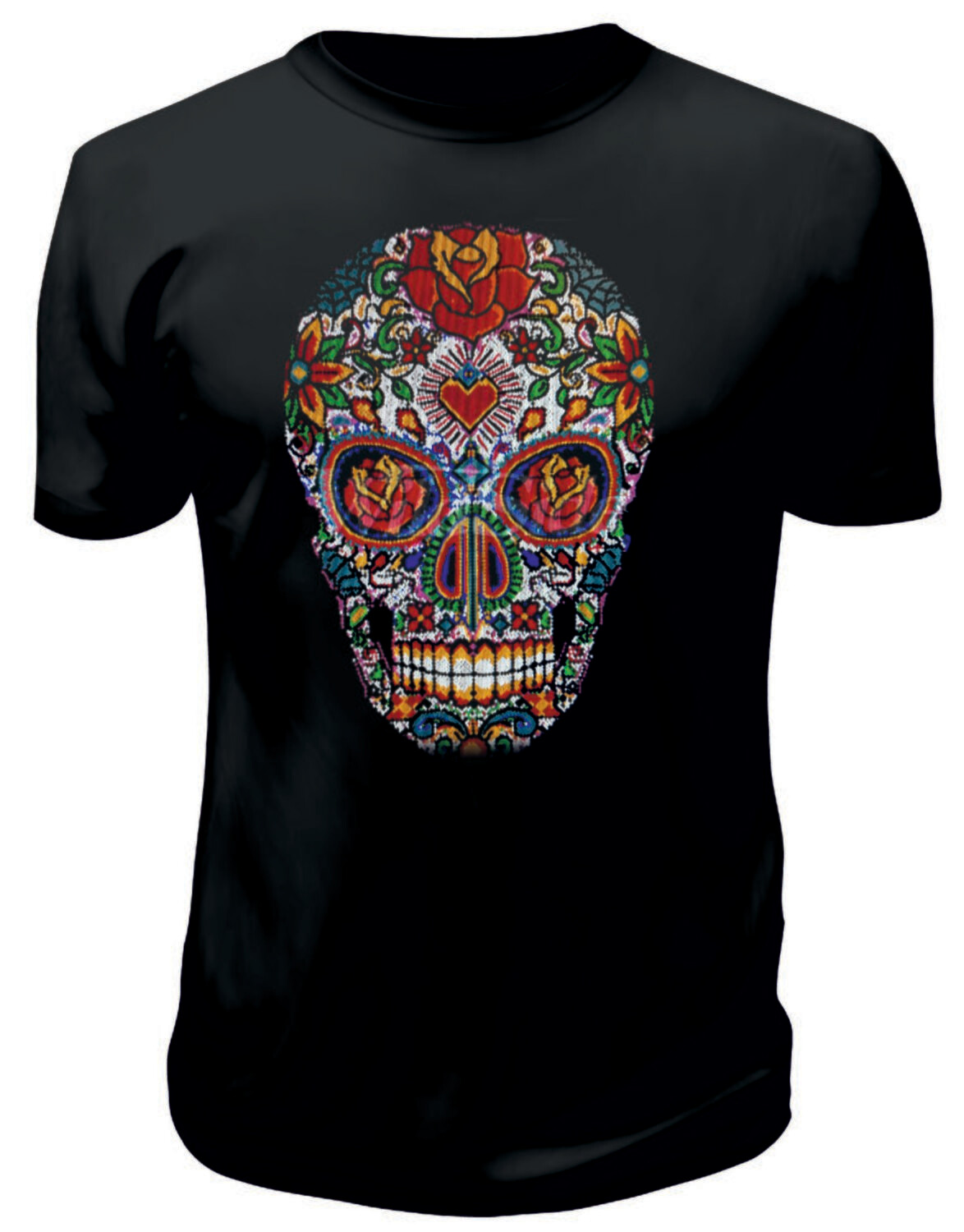 Camiseta Calavera Pixel