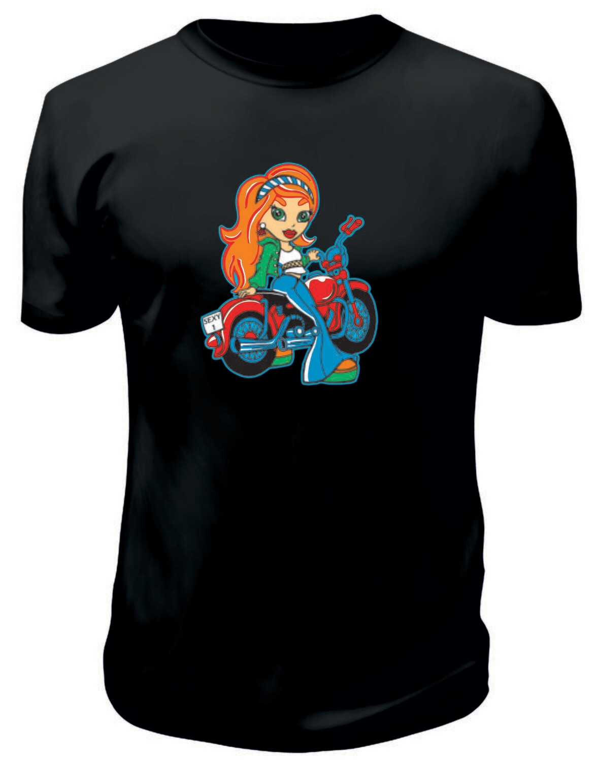 Camiseta Chica Pelirroja
