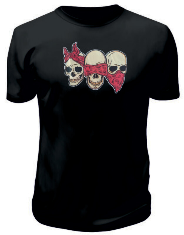 Camiseta 3 Calaveras