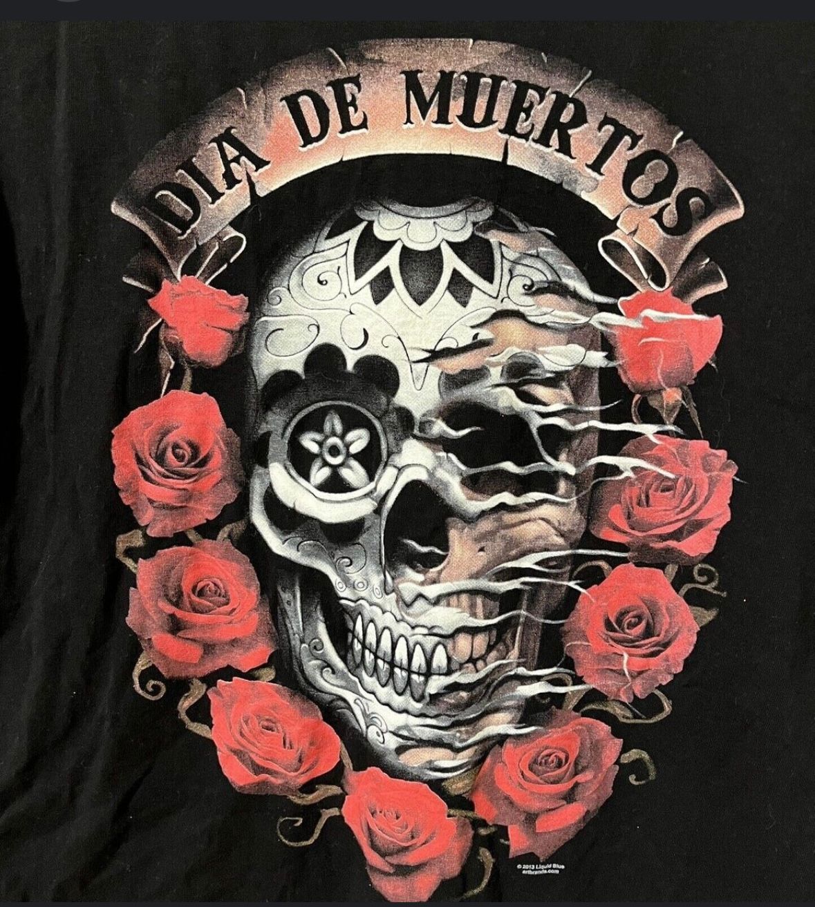 Camiseta Calavera Dia de Muertos