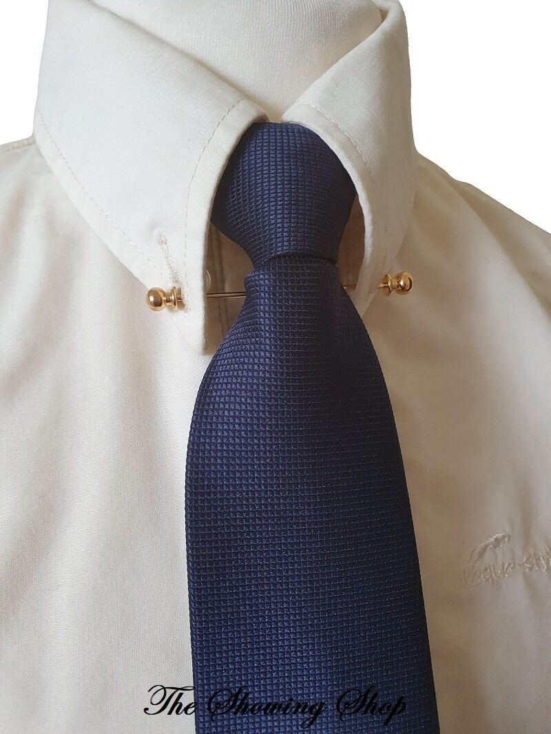 ADULTS ZIP READY TIED SHOWING TIE - NAVY BLUE